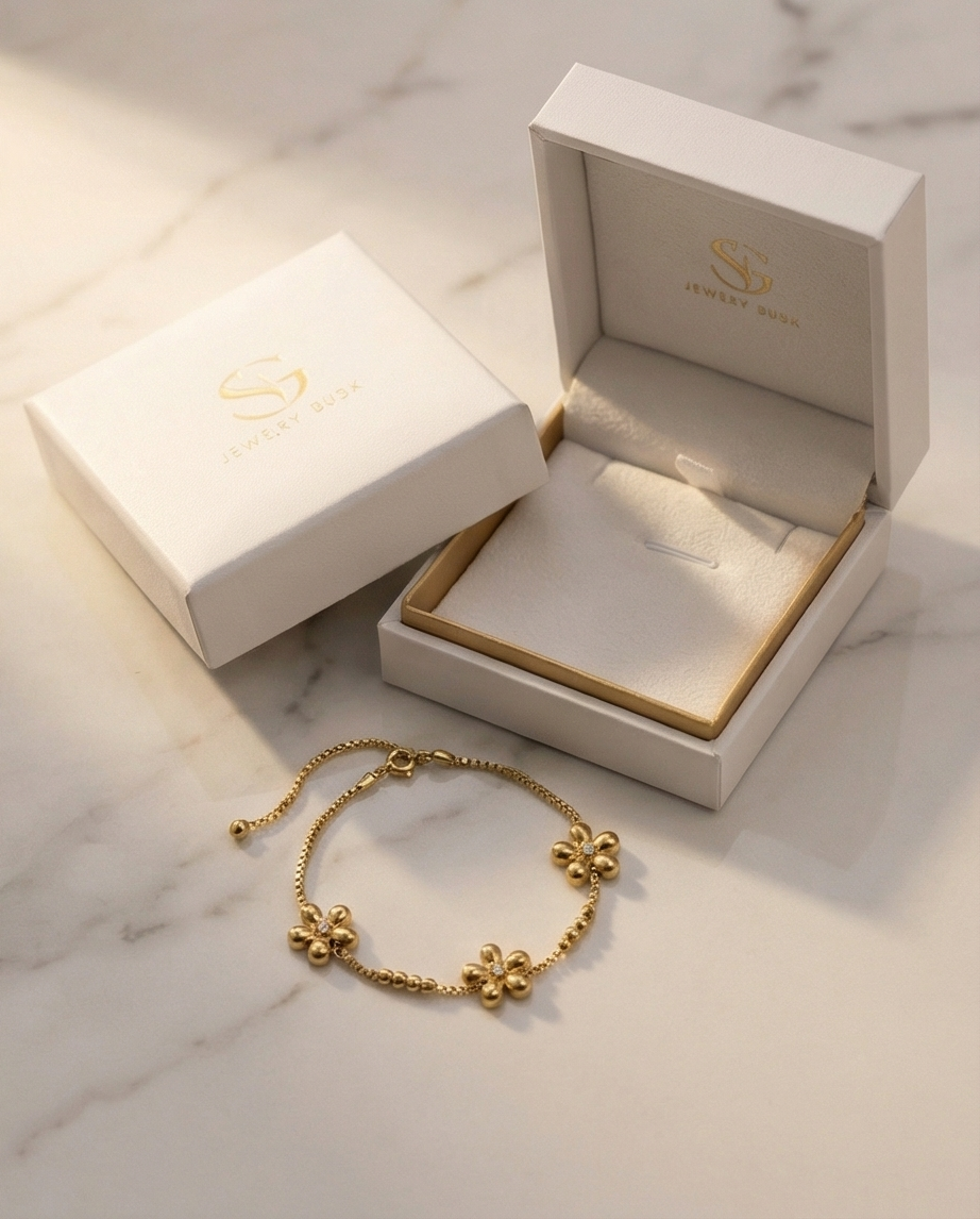 Golden Meadow Blossom Bracelet