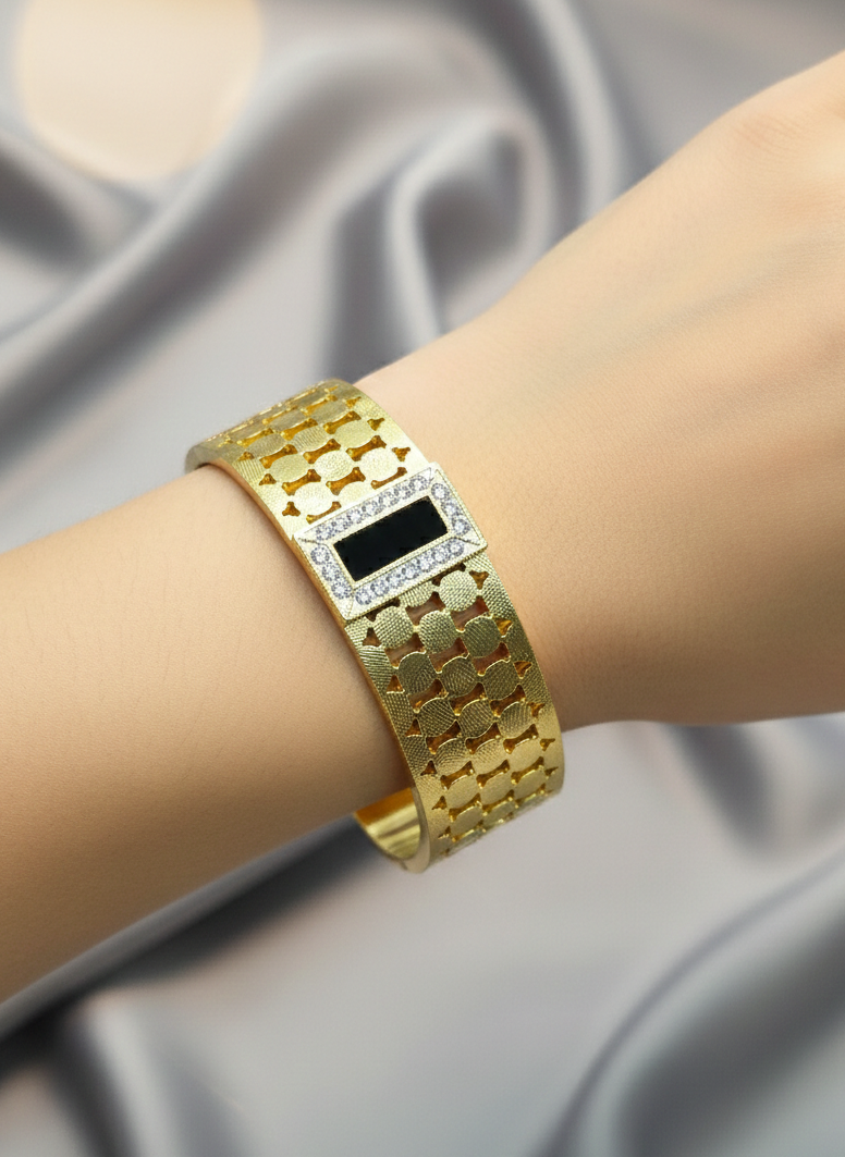Golden Mesh Heritage Cuff