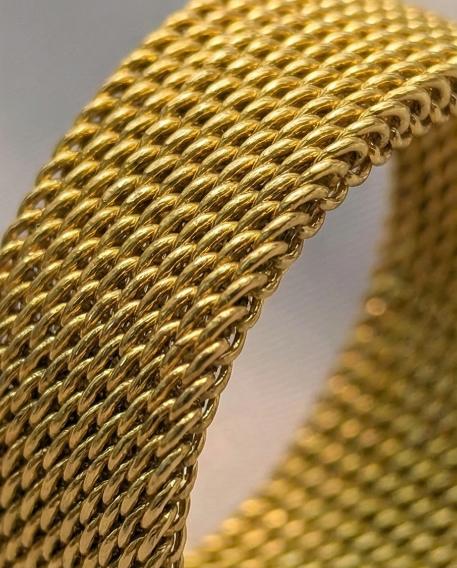 Gold Woven Mesh