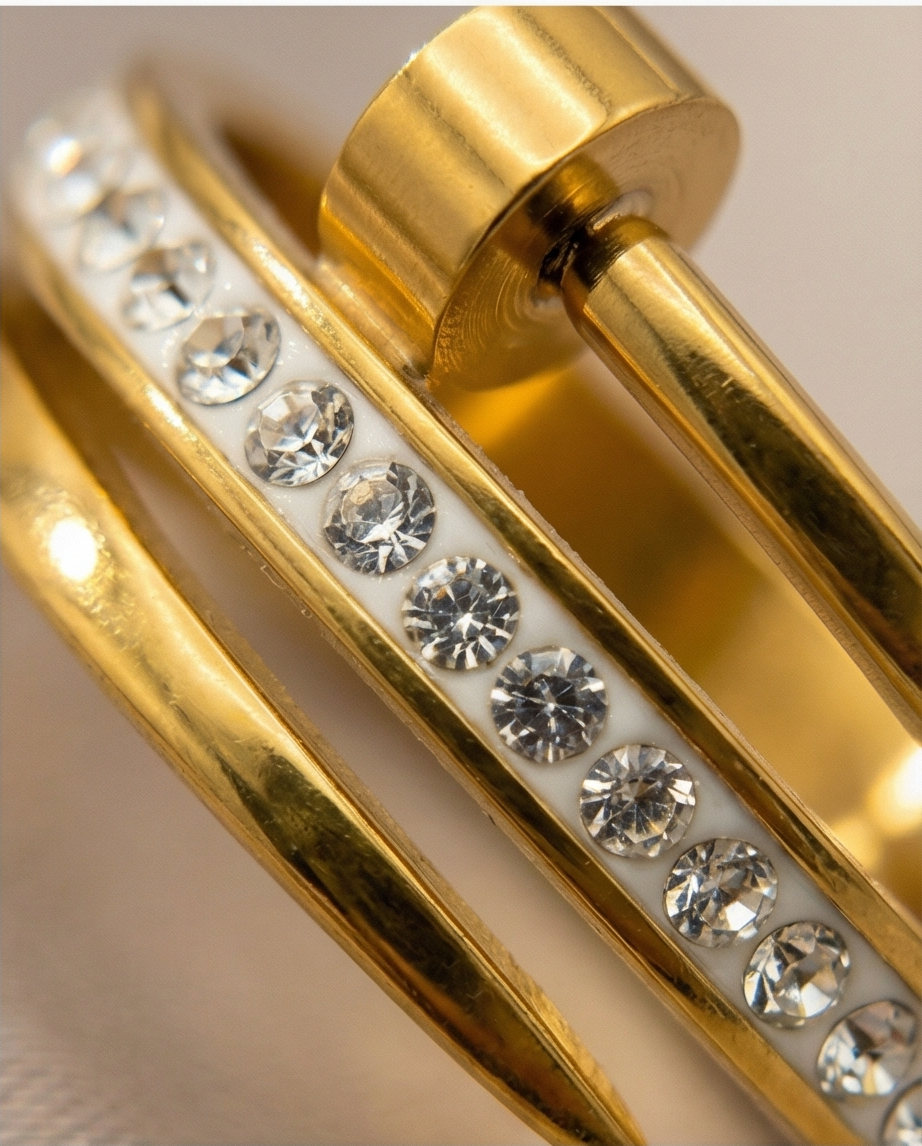 Crystal Nail Ring