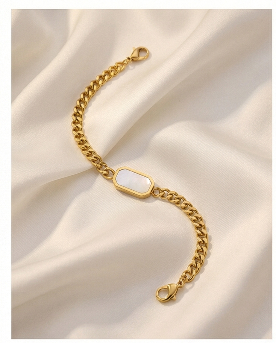 Pearl Chain Bracelet