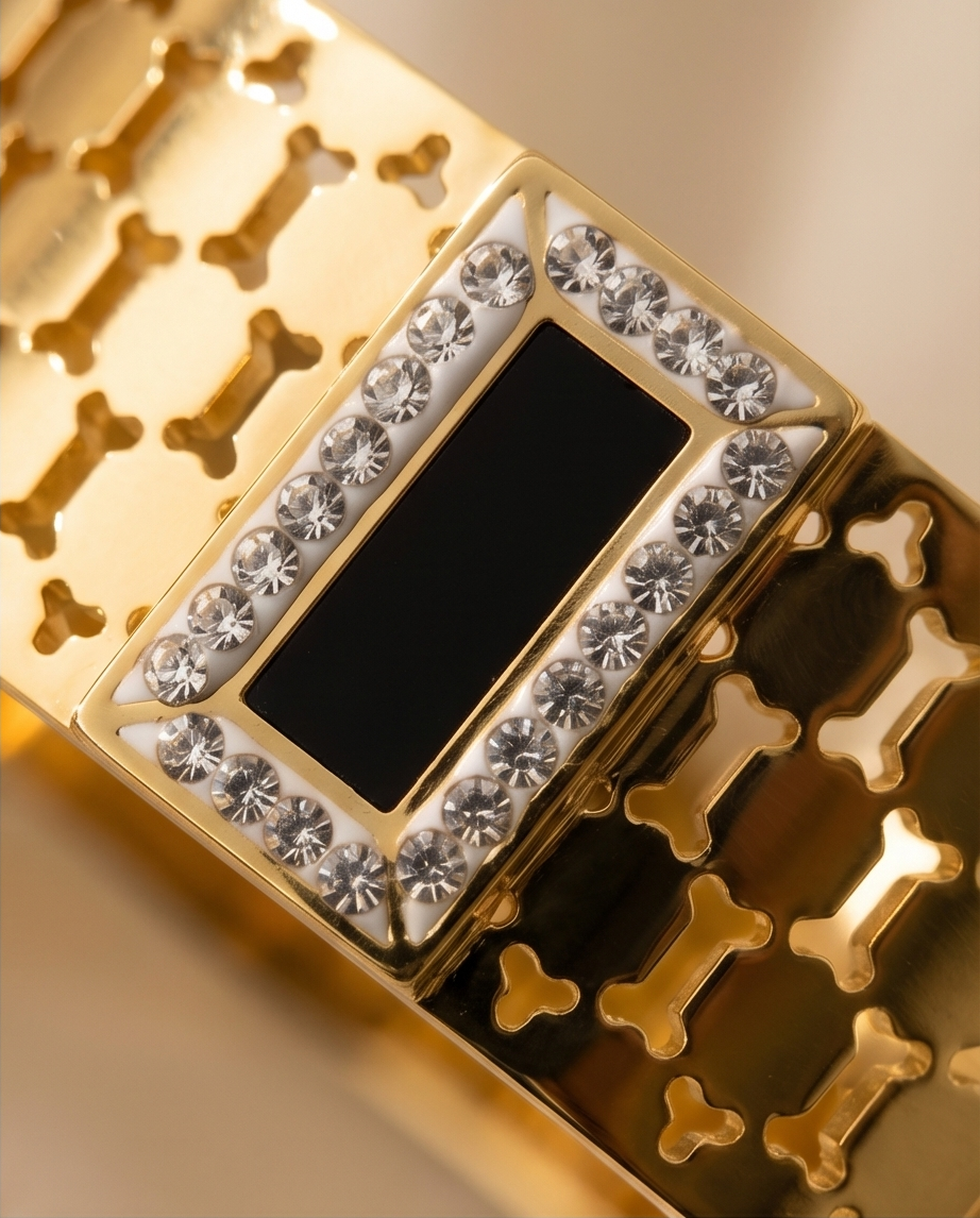 Golden Mesh Heritage Cuff