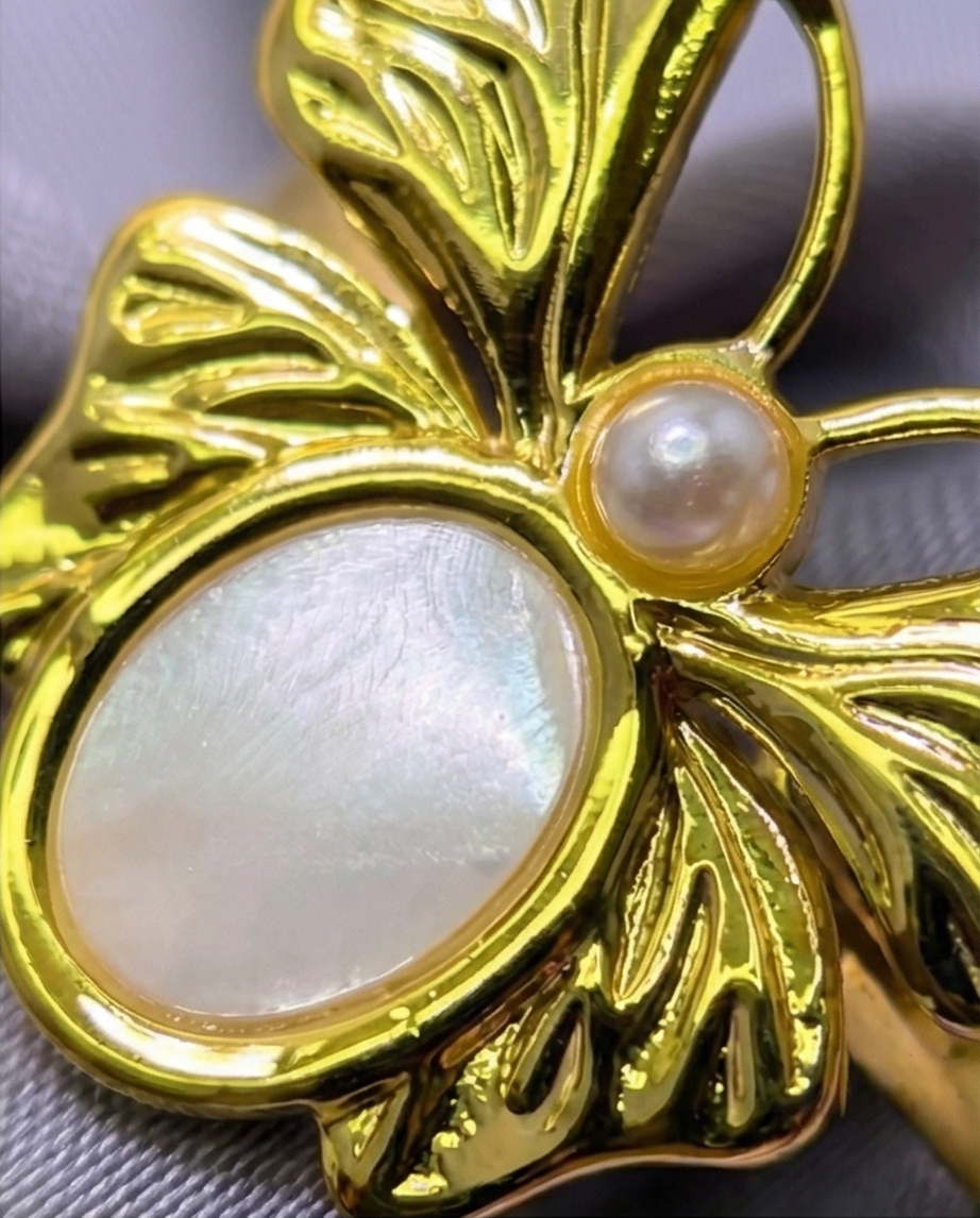 Butterfly Opal Ring