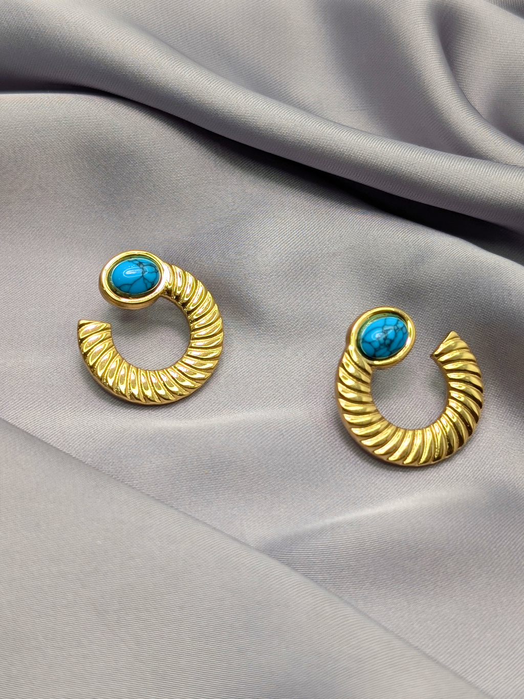 Turquoise Stone Earrings