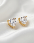 Cupid Gold Heart Earrings