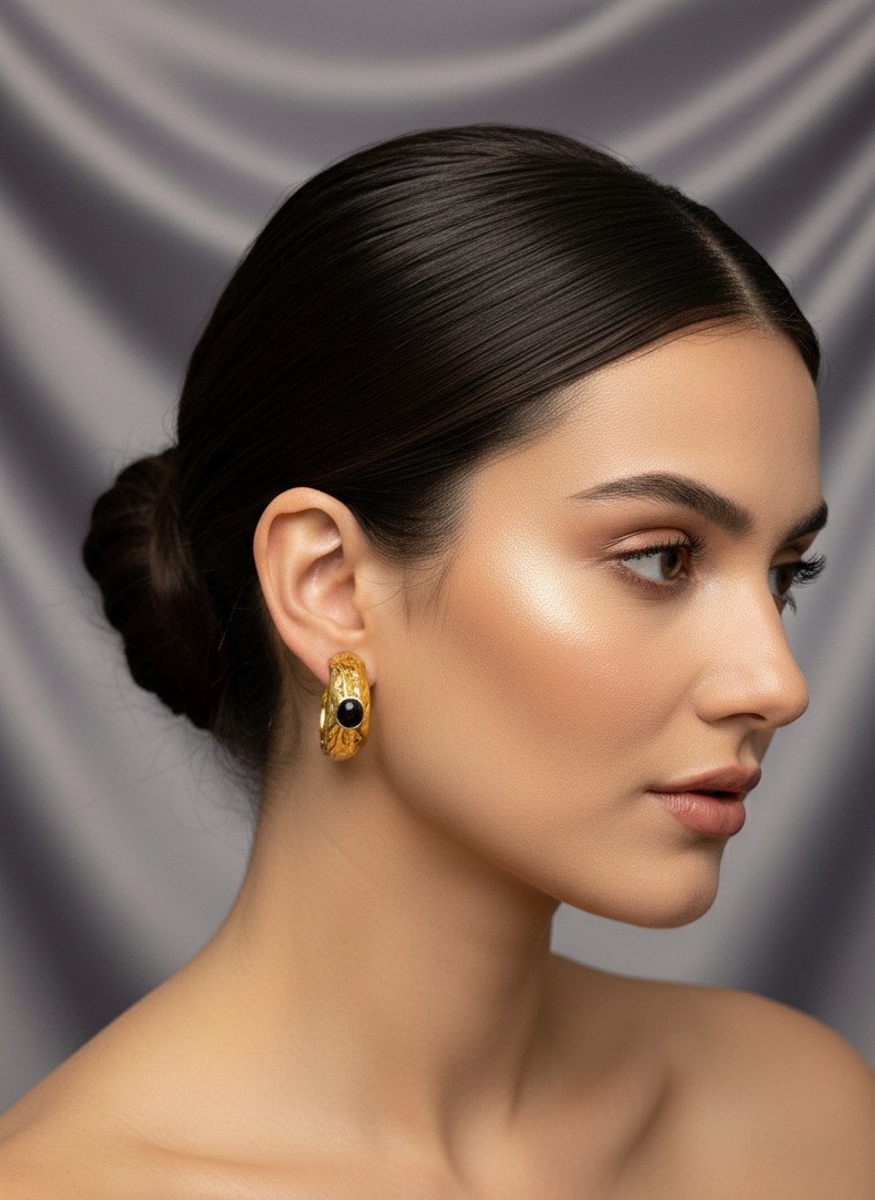 Black Inlay Molten Hoops