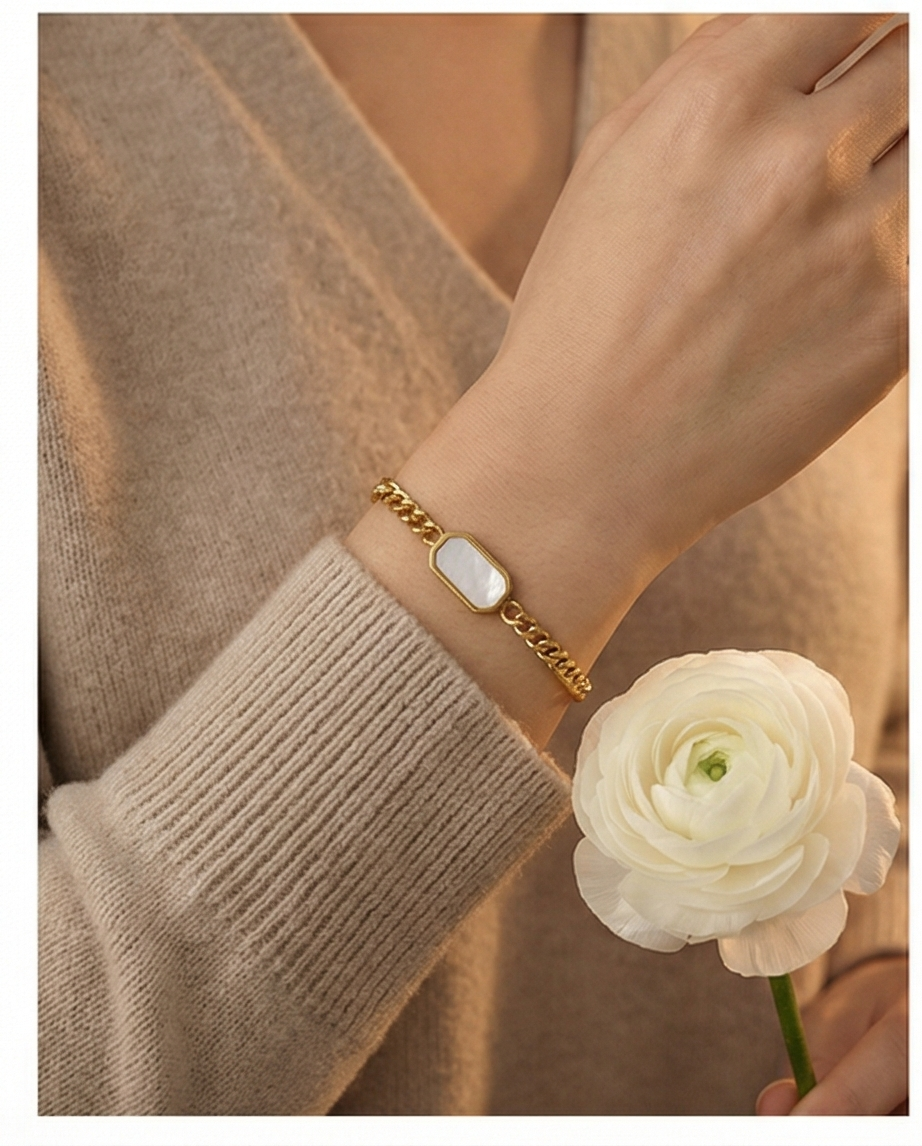 Pearl Chain Bracelet