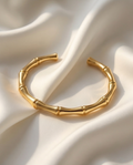Sculptural Overlap Wide Cuff