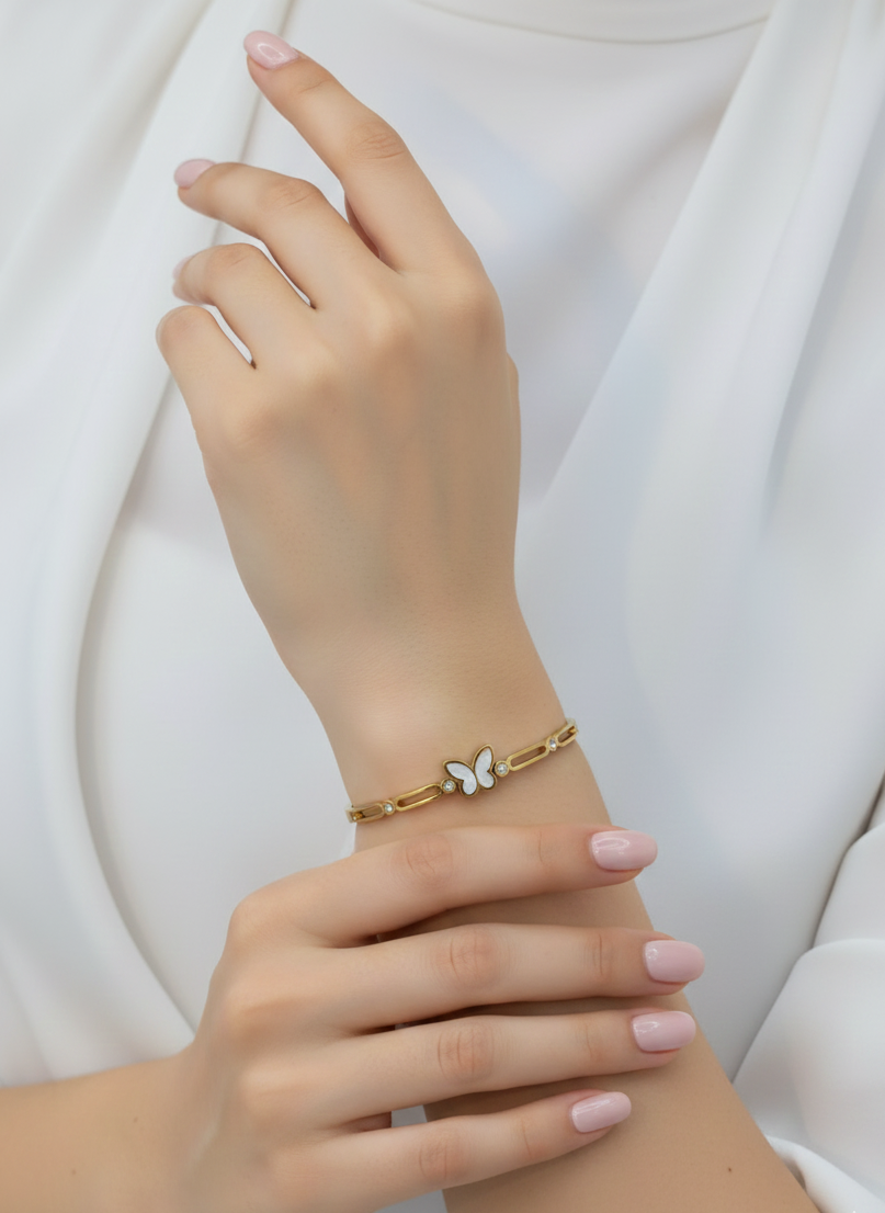 Butterfly Link Bracelet