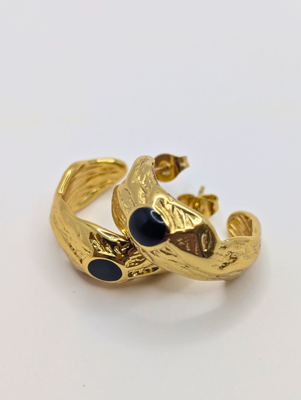 Black Inlay Molten Hoops