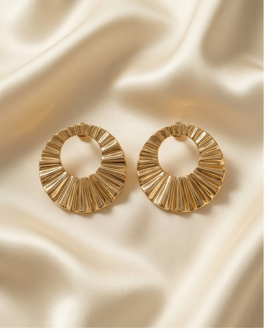 Sunburst Golden Earring