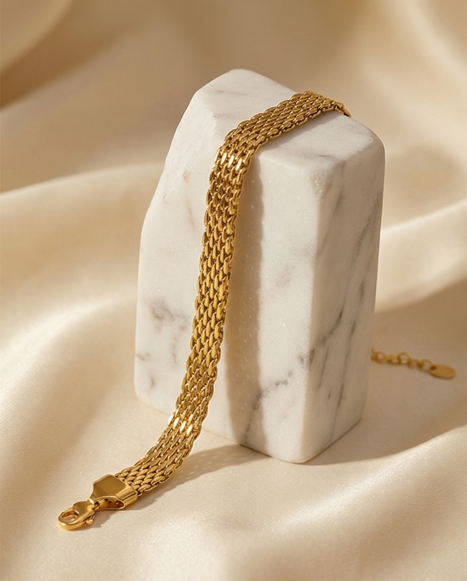 Heritage Mesh Statement Bracelet