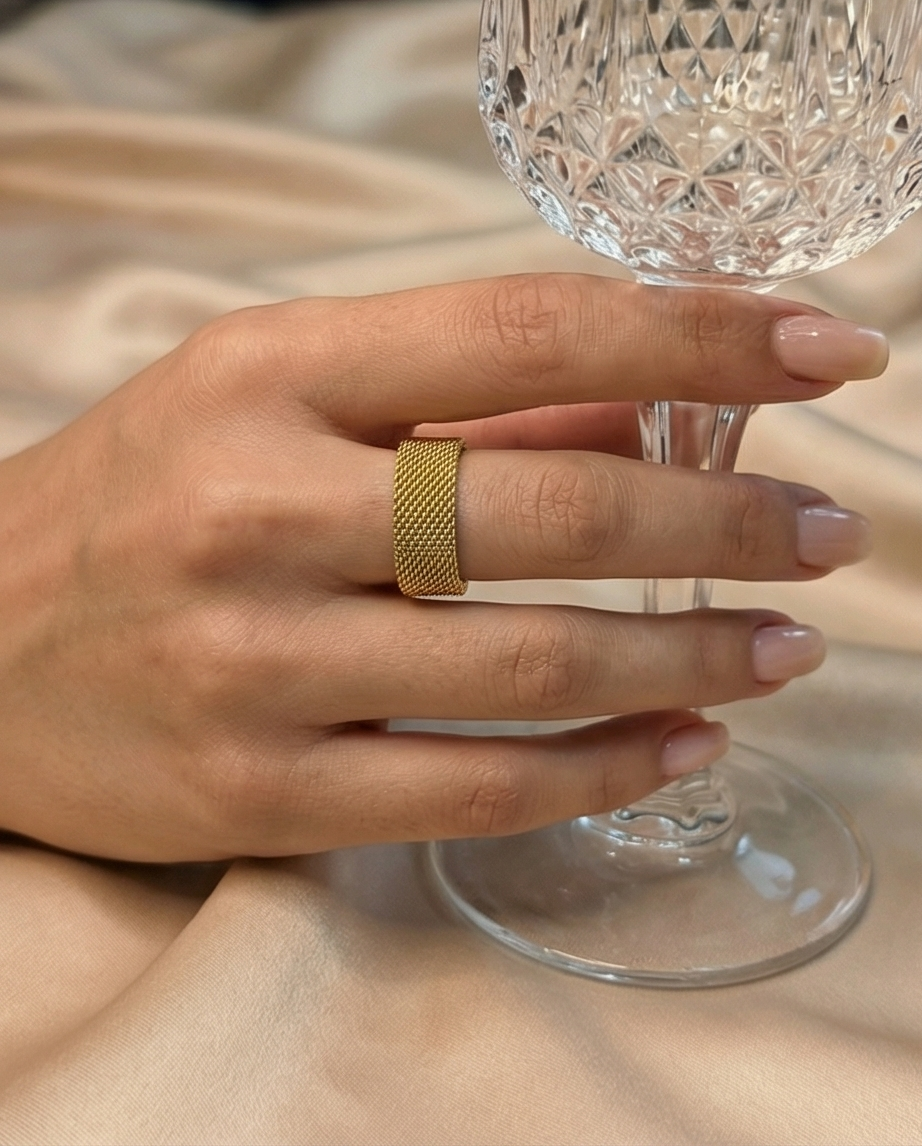 Gold Woven Mesh