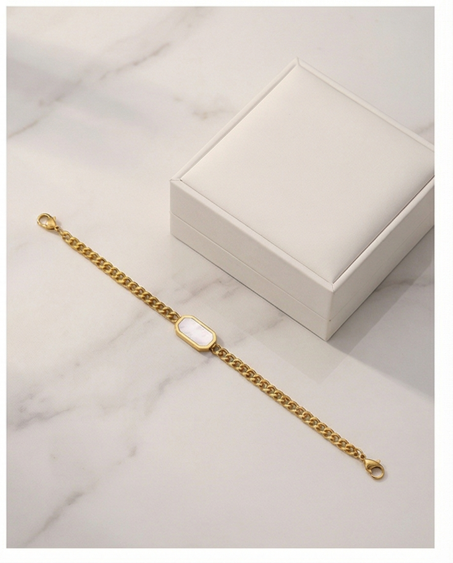Pearl Chain Bracelet