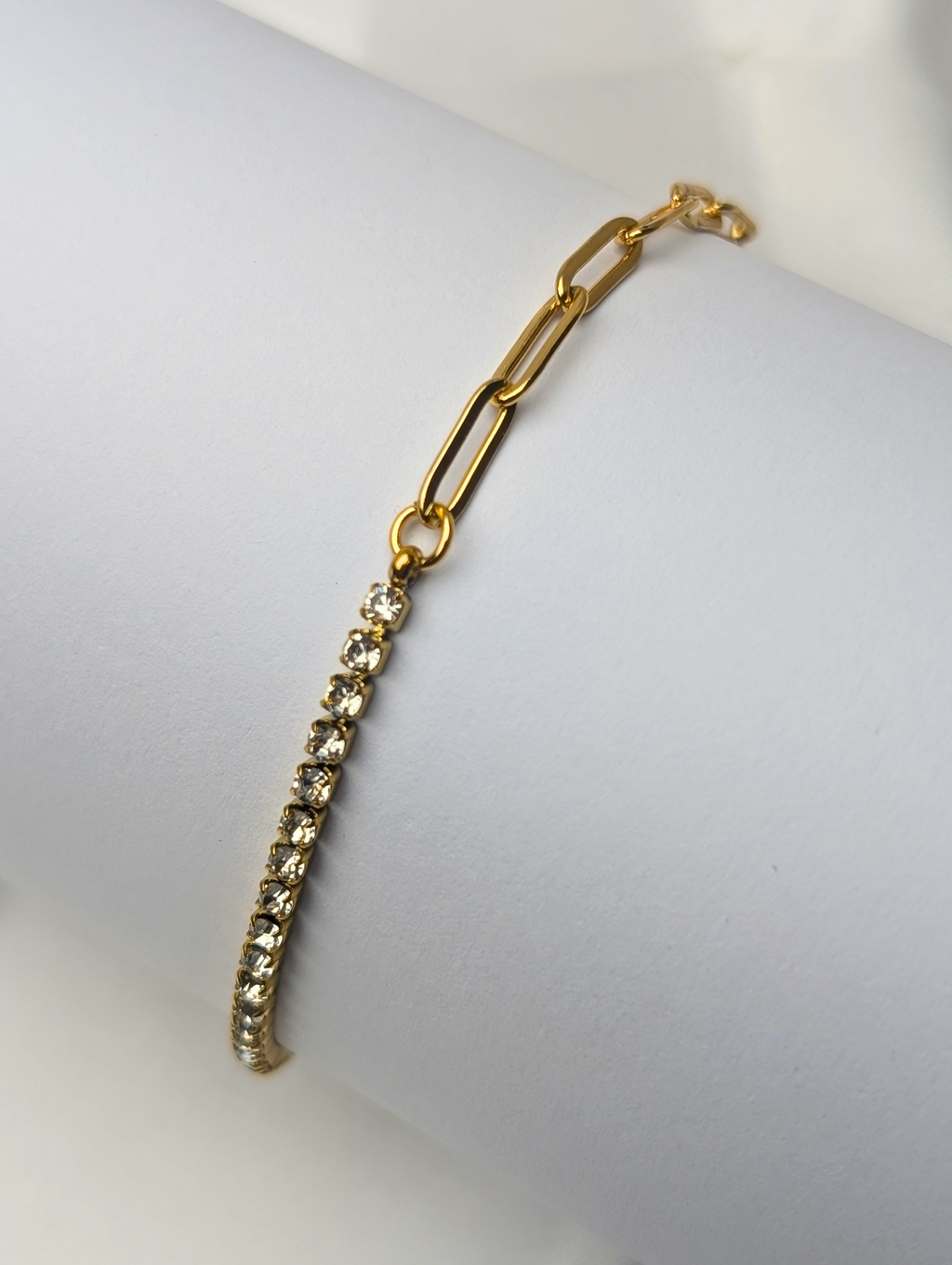 Dual Tone Sparkle Bracelet