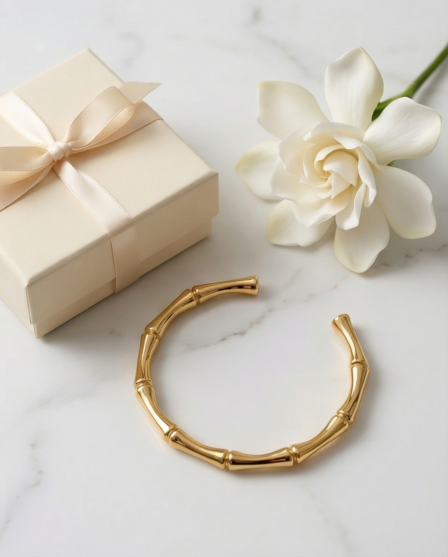 Sculptural Overlap Wide Cuff