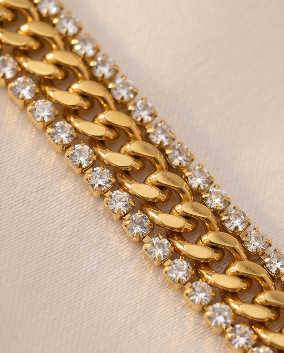 Curb Tennis Bracelet