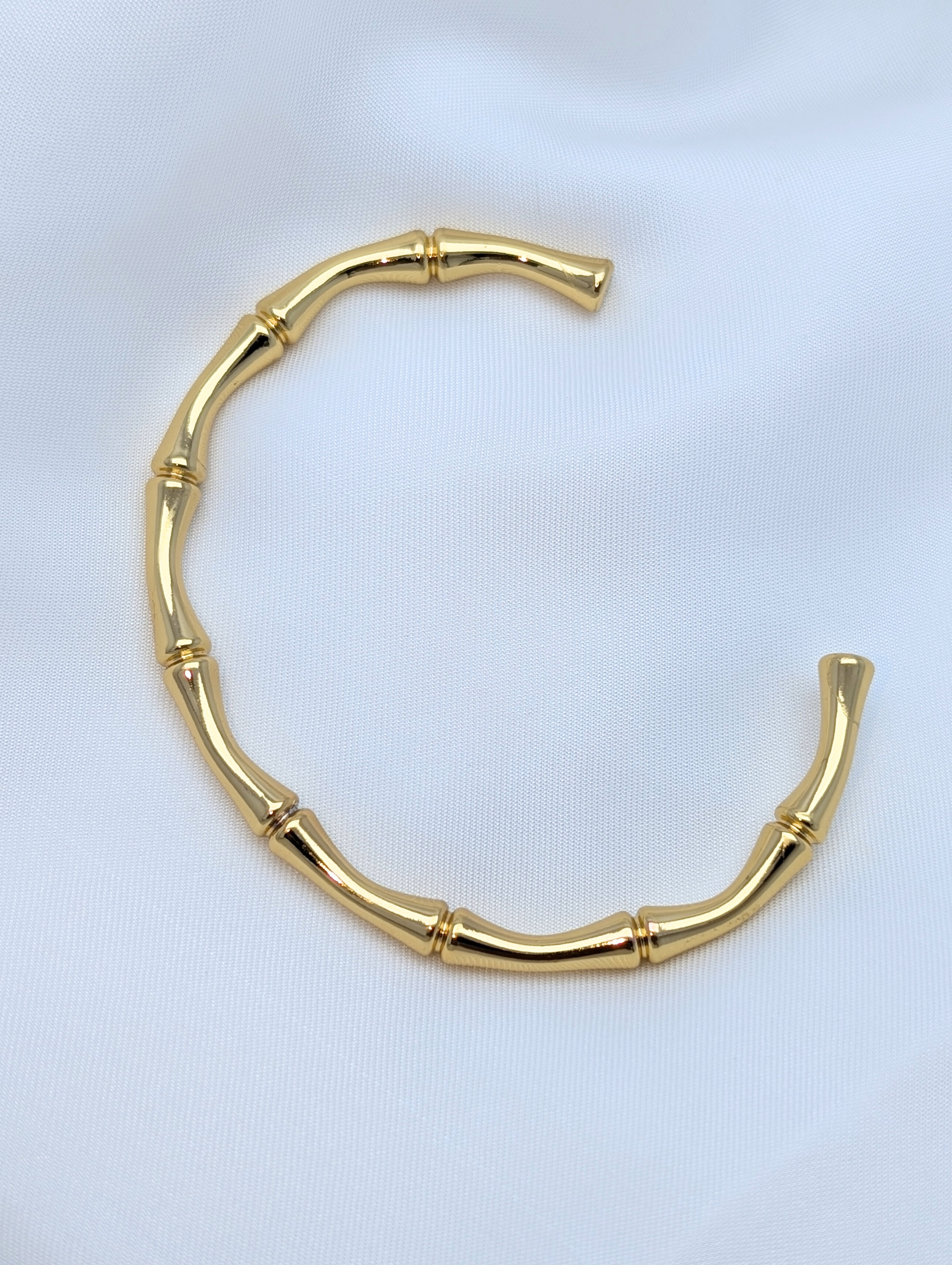 Sculptural Overlap Wide Cuff