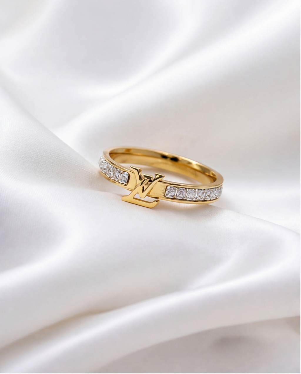 Crystal LV Ring