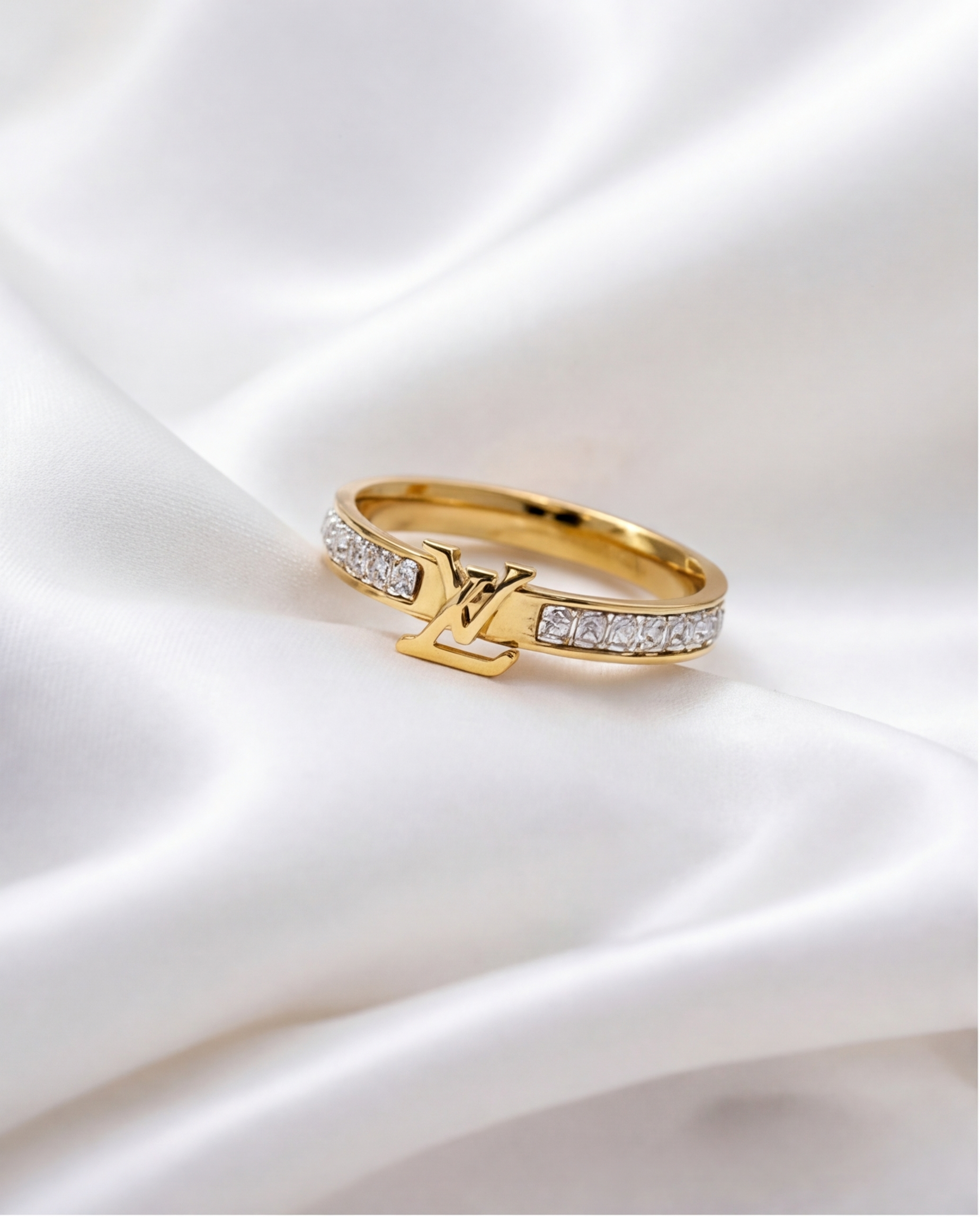 Crystal LV Ring