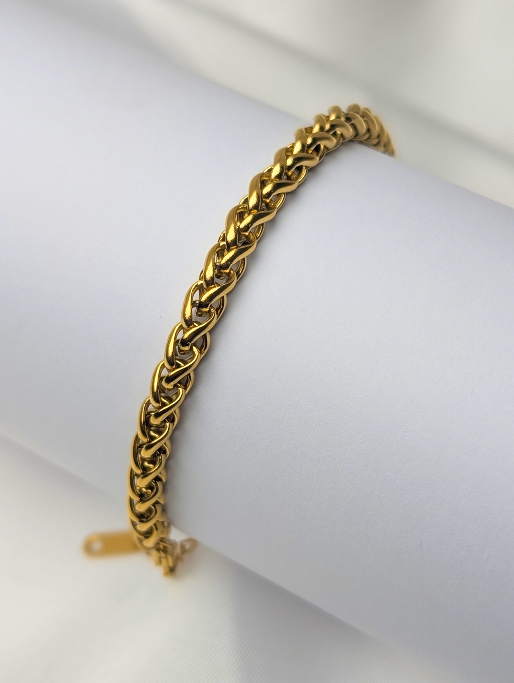 Braided Spiga Chain Bracelet
