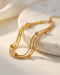 Triple Layer Chain Bracelet