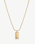 Gold Bar Stainless Steel Pendant