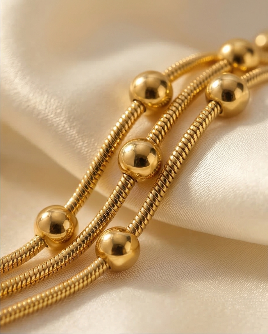 Triple Layer Chain Bracelet