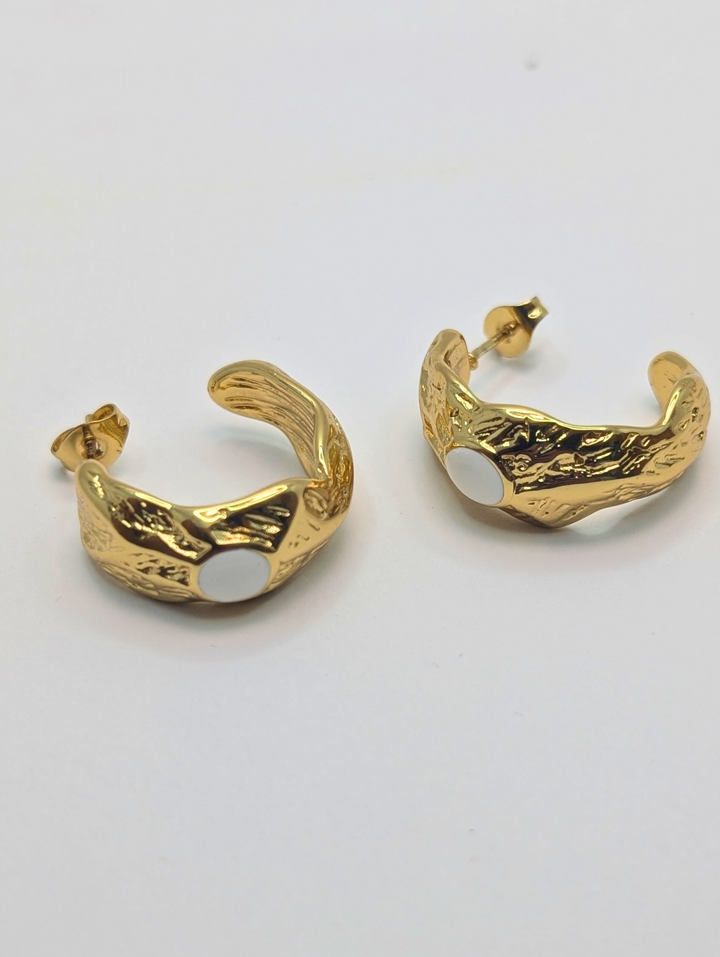 Pearl Inlay Earrings