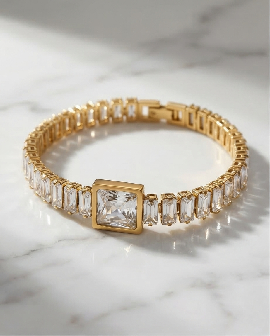 Zirconia Tennis Bracelet