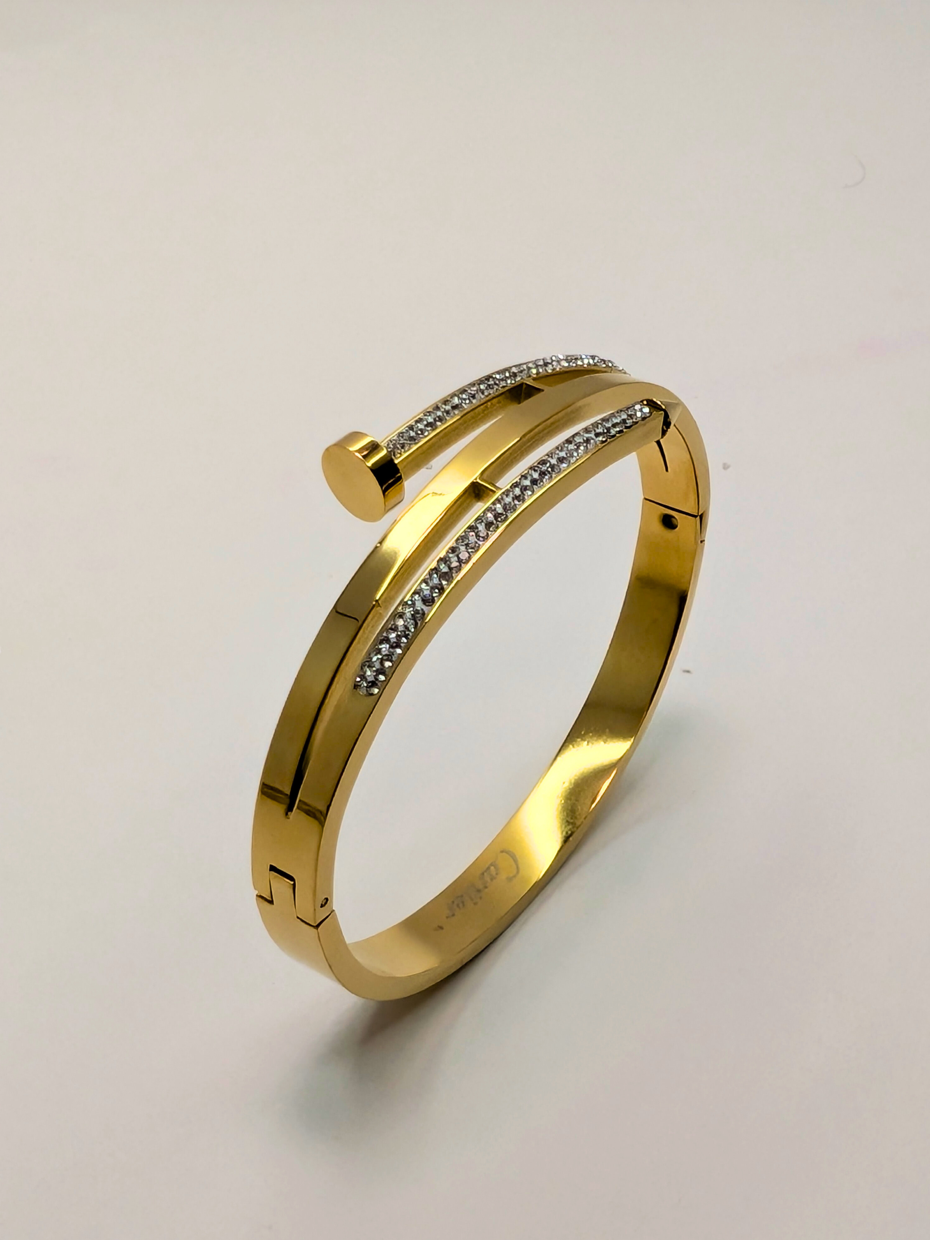 Crystal Nail Bracelet