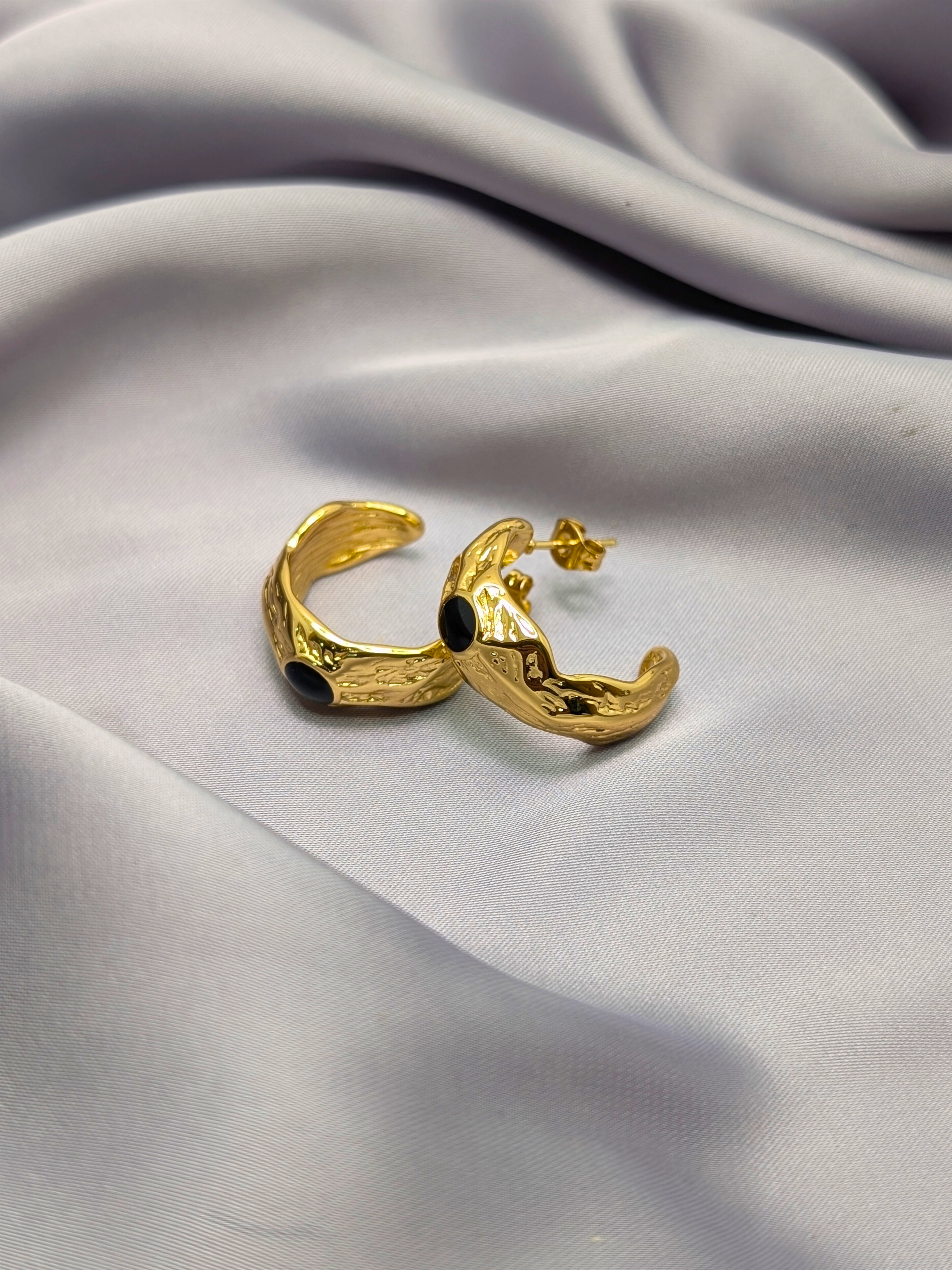 Black Inlay Molten Hoops