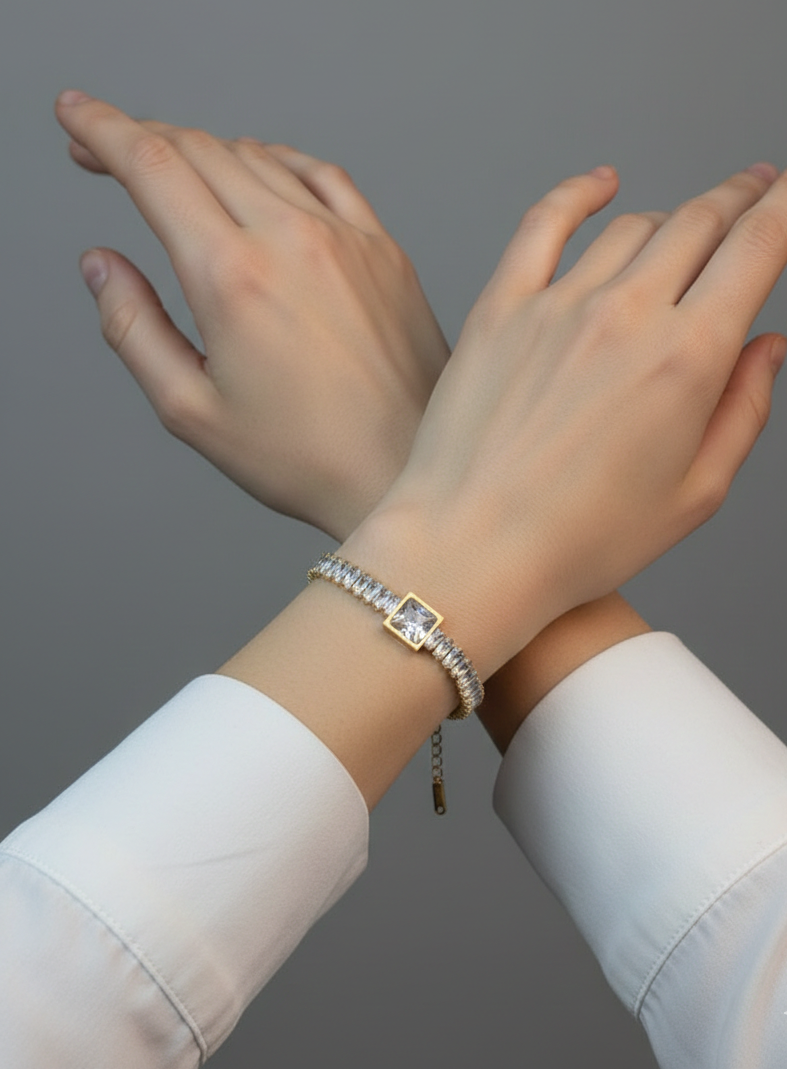 Zirconia Tennis Bracelet