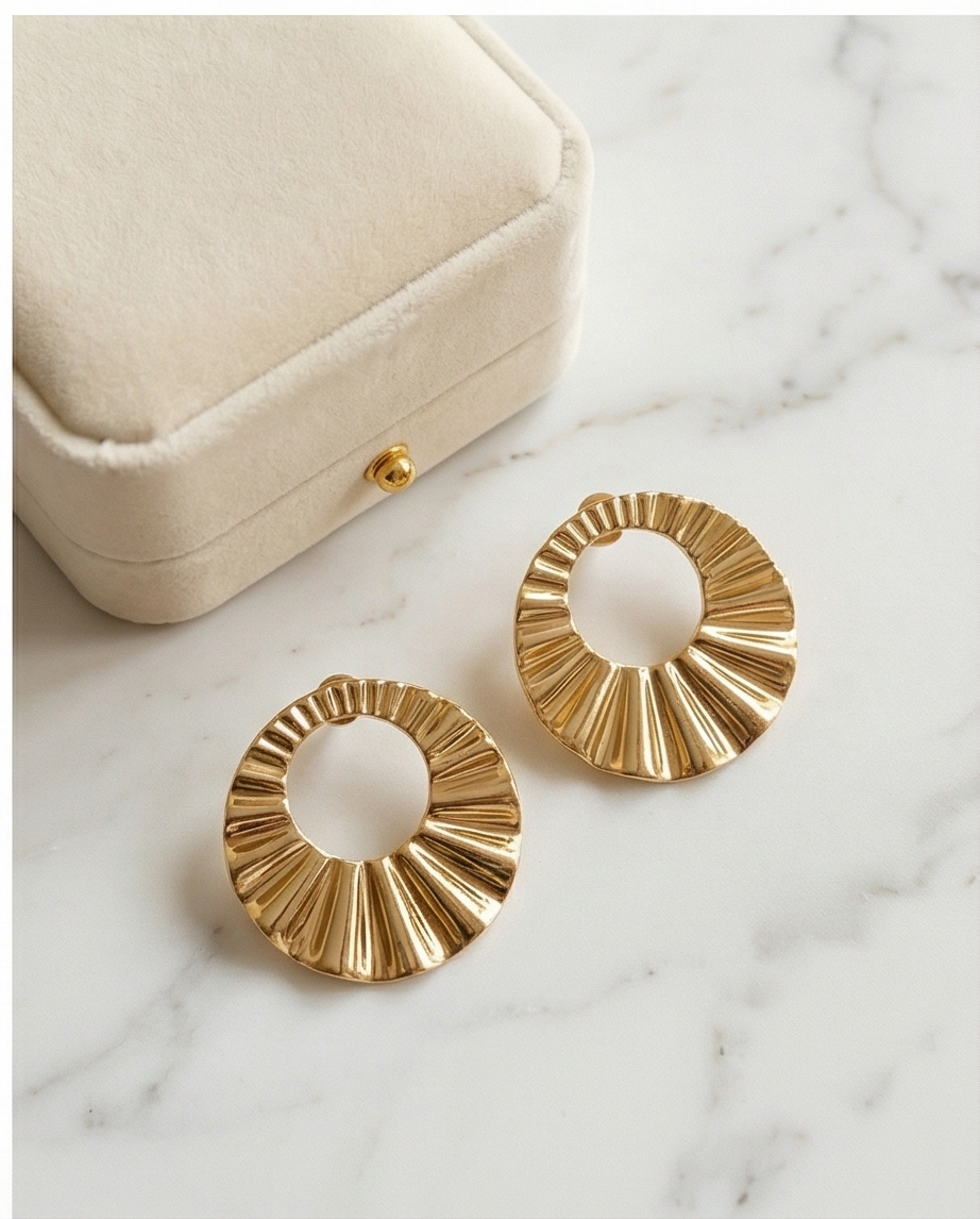 Sunburst Golden Earring